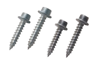 鉄 ポイントビス フランジ頭タッピンねじ(1種A型)(頭部ねじキャップ用)